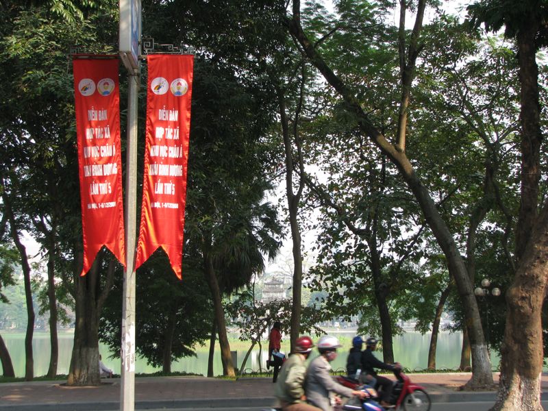 ICA会議歓迎のぼり