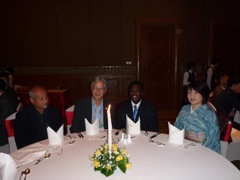 アイザック氏（日本人）と田中さん